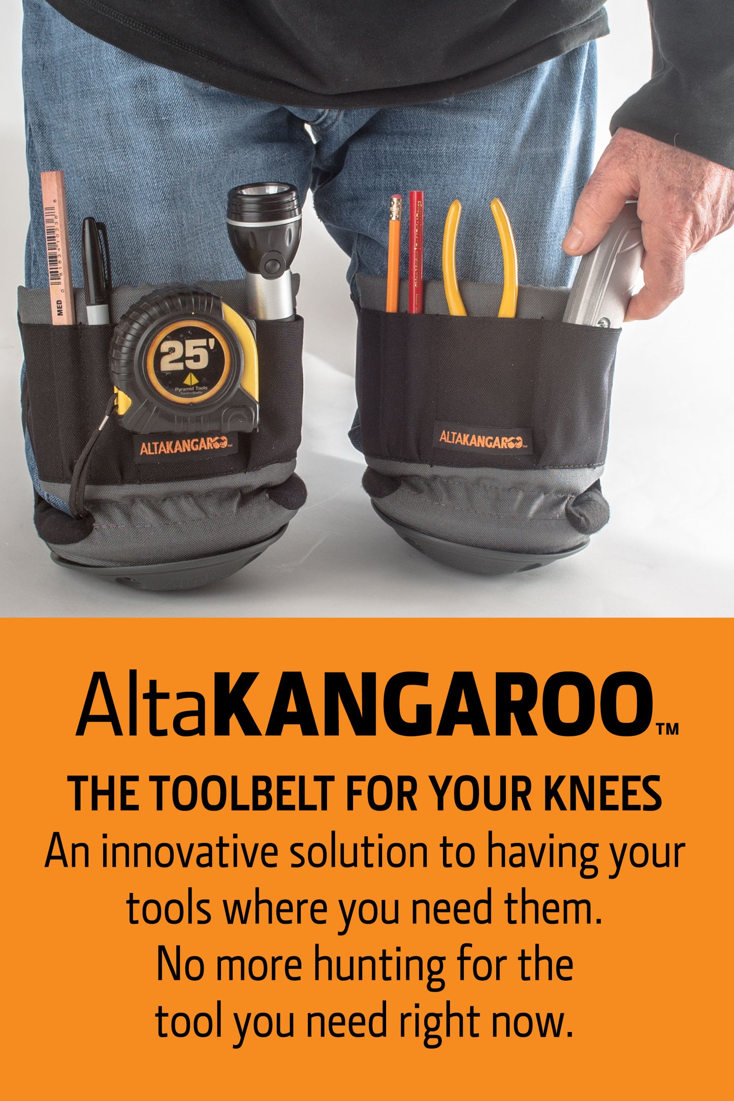 AltaKANGAROO™ Knee Pads with Tool Pouches