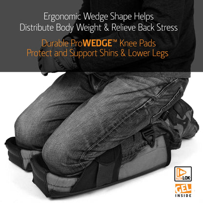ALTA Durable kneeling Knee Pad with wedge shape for all-day comfort. Great for flooring jobs
